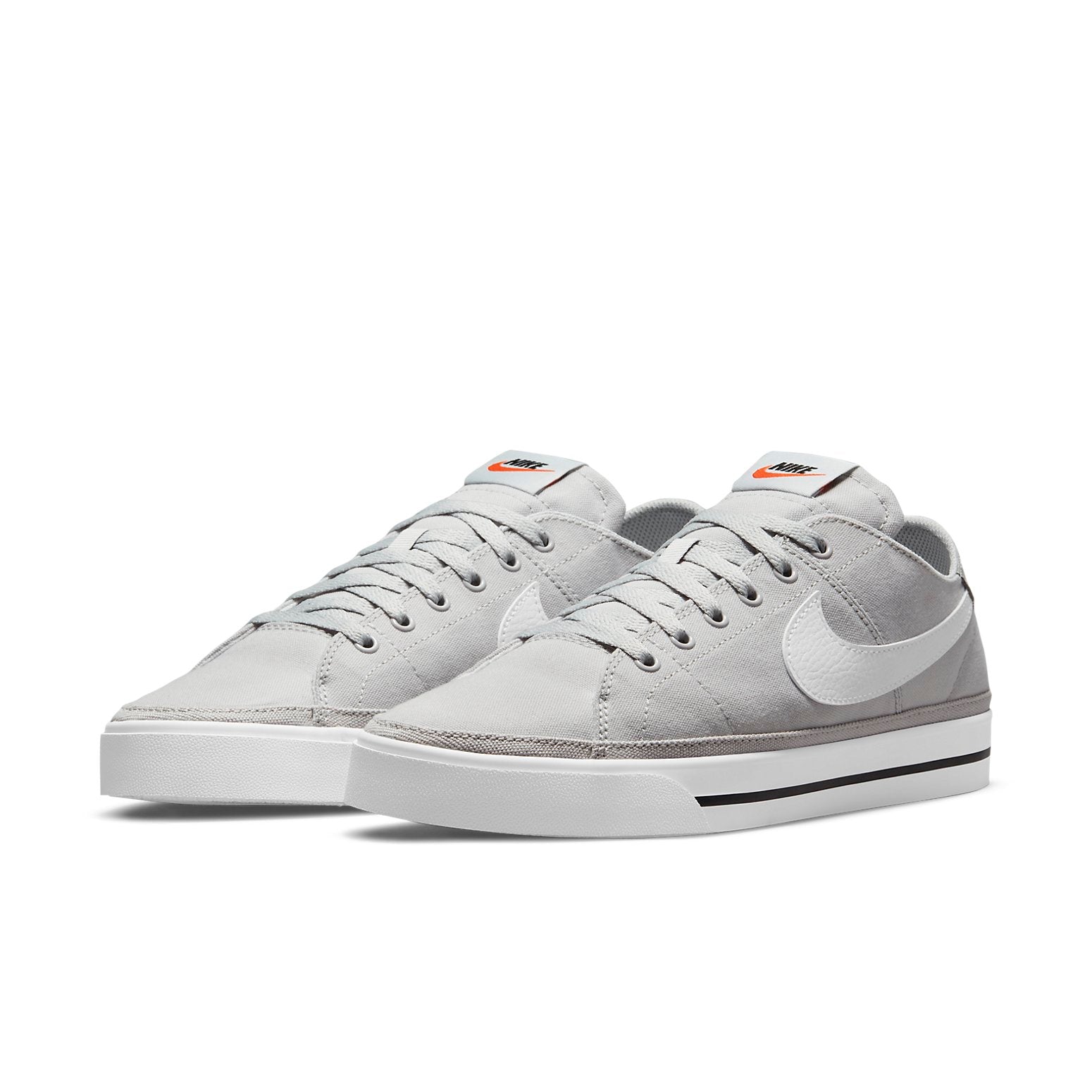 Nike Court Legacy Canvas Low-Top Sneakers Grey 'Gray White' CW6539-003