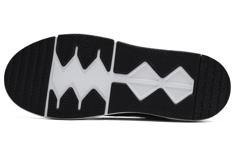 (WMNS) FILA FUSION Bank Skate Shoes 'Black White' T12W242205FBW