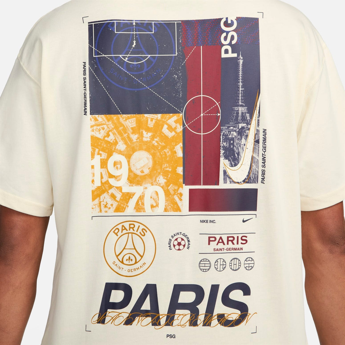 Nike Paris Saint-Germain Max90 T-shirt 'Coconut White' FQ1546-113