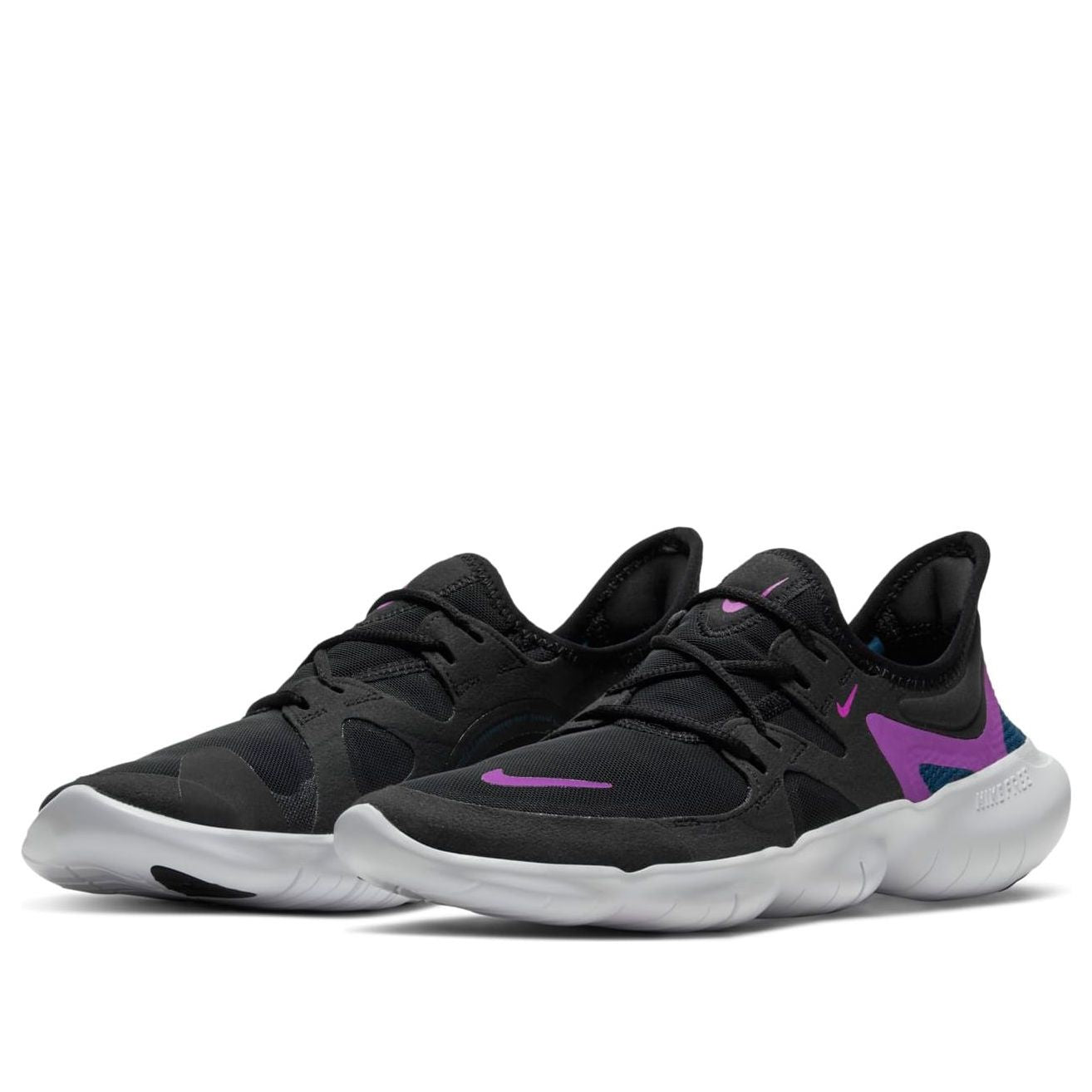 (WMNS) Nike Free RN 5.0 'Black Vivid Purple' AQ1316-009