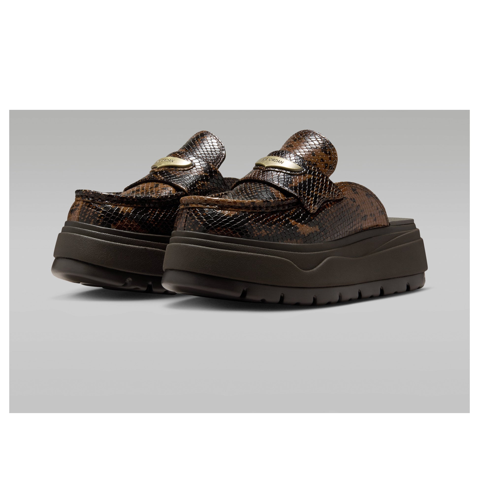 (WMNS) Air Jordan Mule 'Croc Velvet Brown' IB1497-200