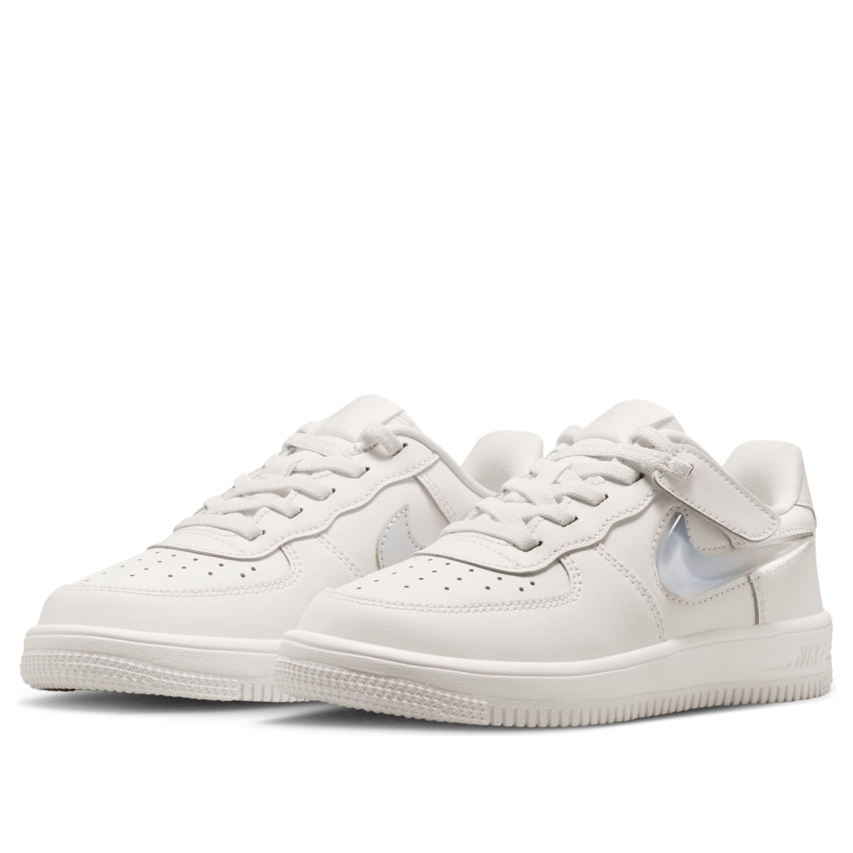 (TD) Nike Force 1 Low EasyOn 'Sail White Soccer Gray' IR0592-101