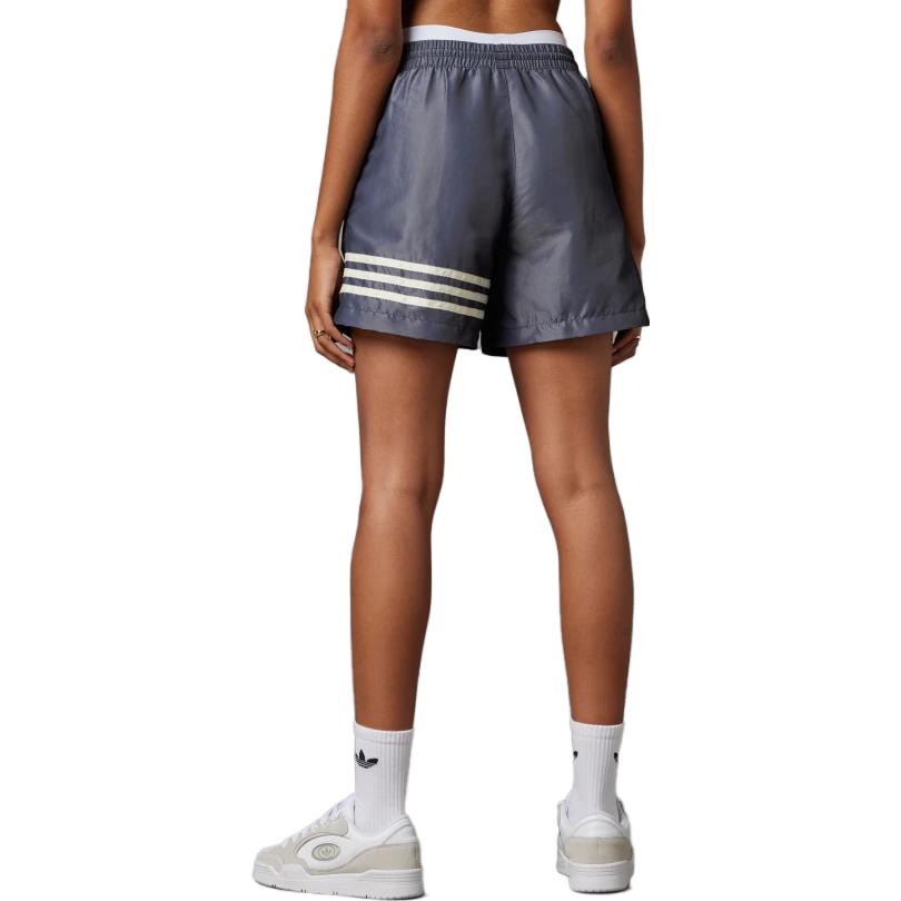 (WMNS) adidas Adicolor NeuClassics Shorts Asia Sizing 'Grey White' IC5421
