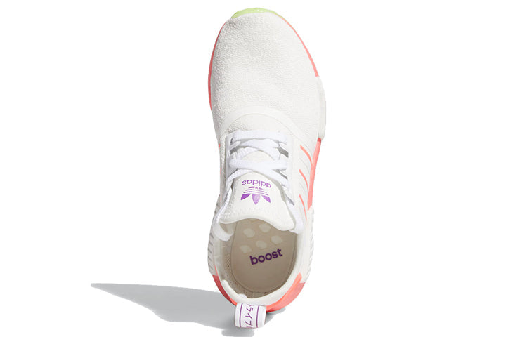 (WMNS) adidas NMD_R1 'White Signal Pink' FY9388