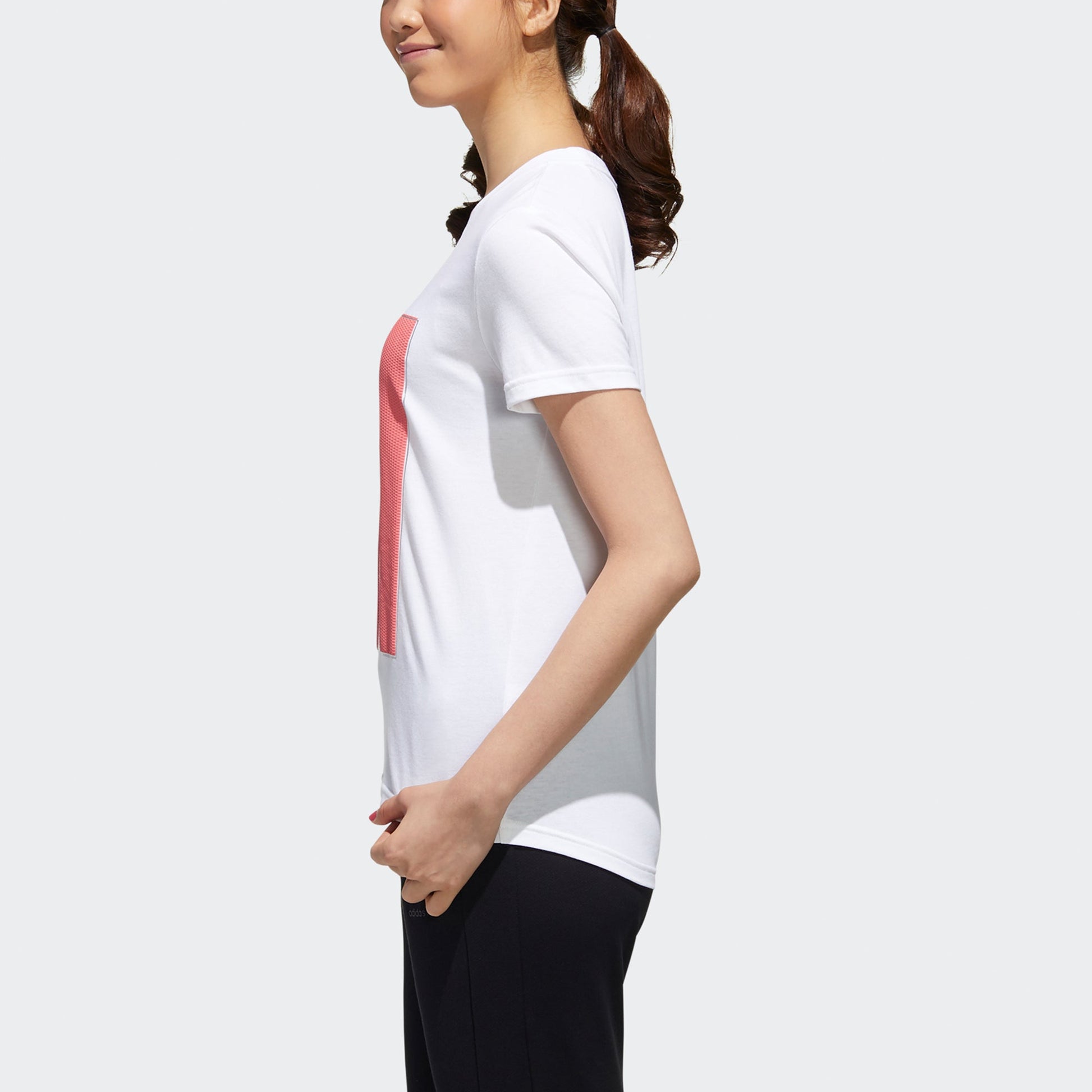 (WMNS) adidas neo Cs Tee 1 Casual Sports Breathable Short Sleeve White GJ5295