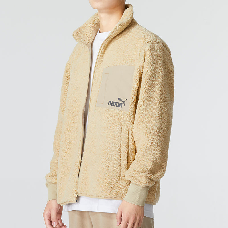 PUMA Relaxed Sherpa Jacket 'Brown' 673645-12