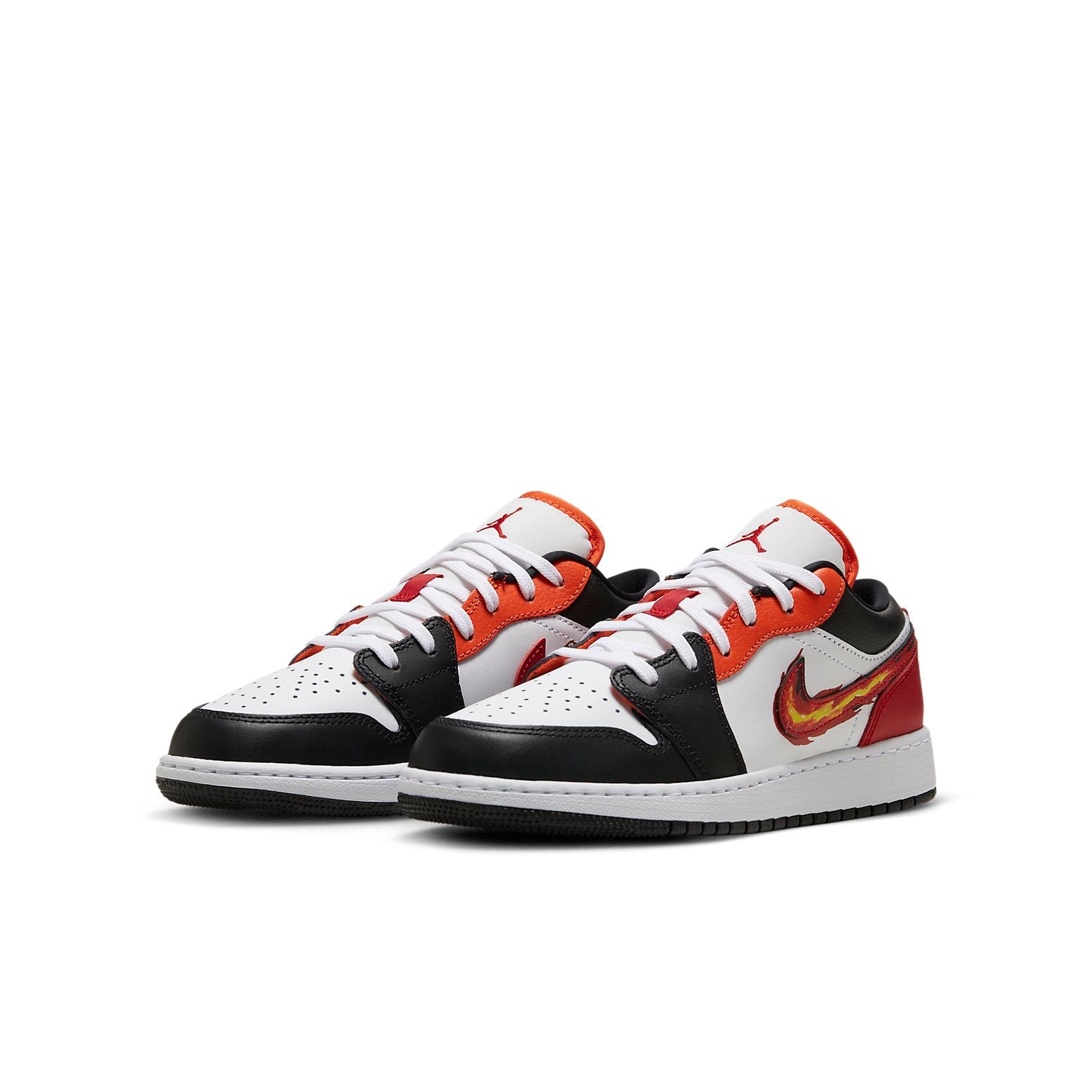 (GS) Air Jordan 1 Low 'Flaming Swoosh - Gym Red' FJ7222-101
