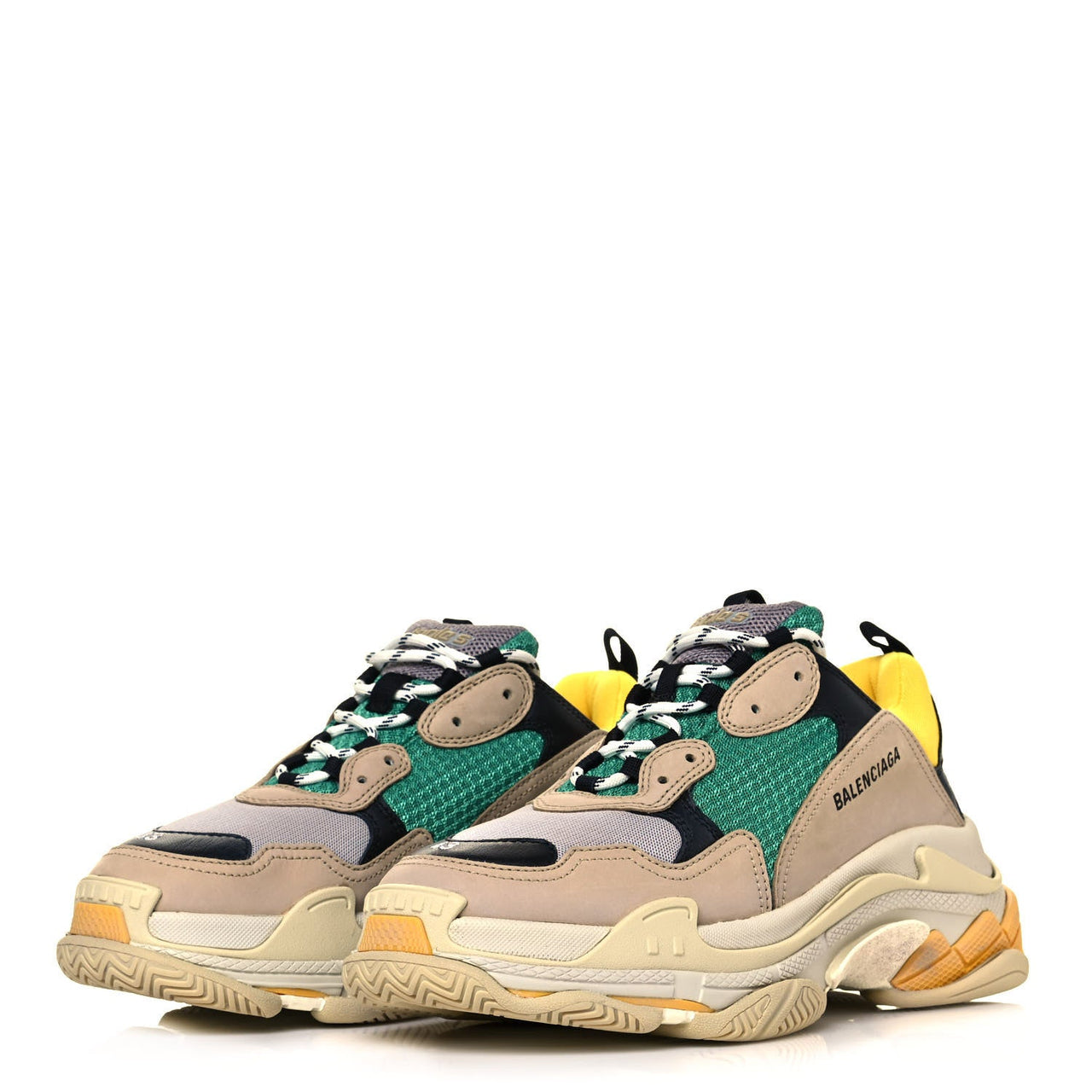 (WMNS) Balenciaga Triple S Sneakers 'Curry' 524039W09O27070