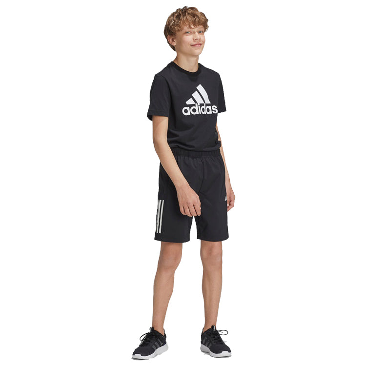(GS) adidas Jb Tr 3S Wo Sh Big Boys Training Sports Shorts Black FK9499