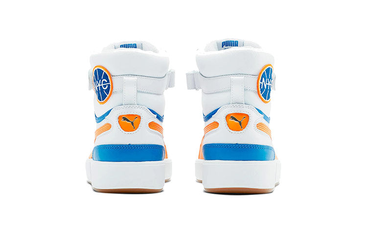 PUMA Sky Lx Mid Athletic Nyc 'White Blue Orange' 374391-01