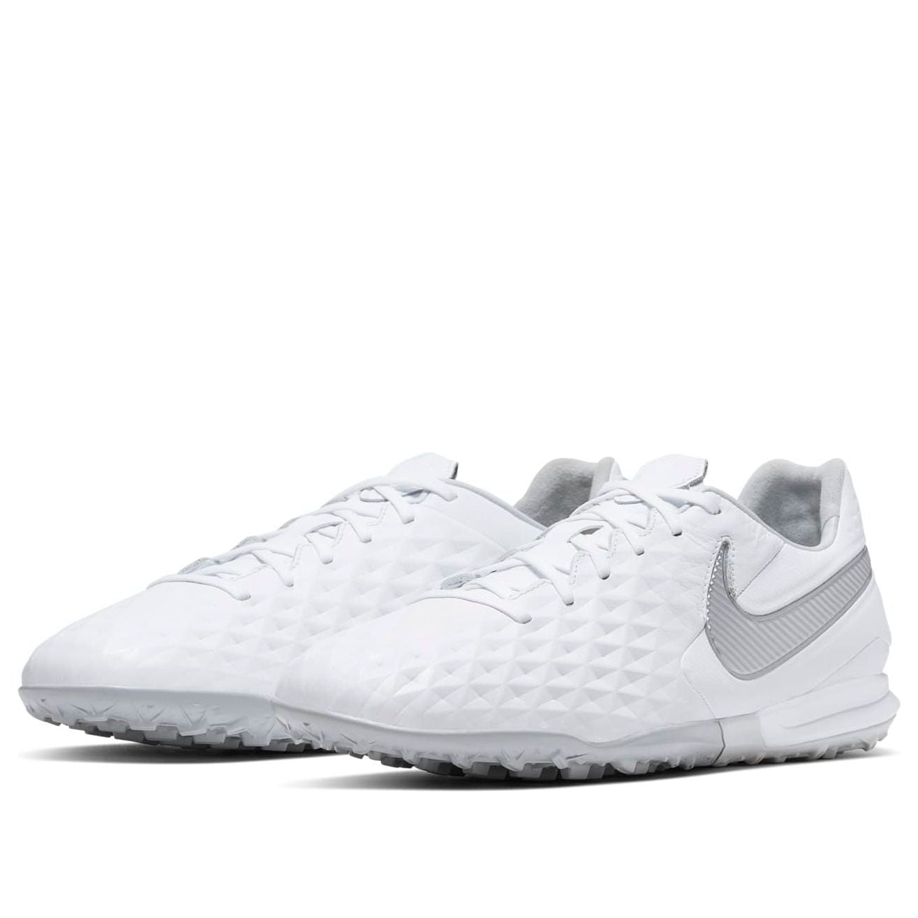 Nike Legend 8 Pro TF 'White Silver' AT6136-100