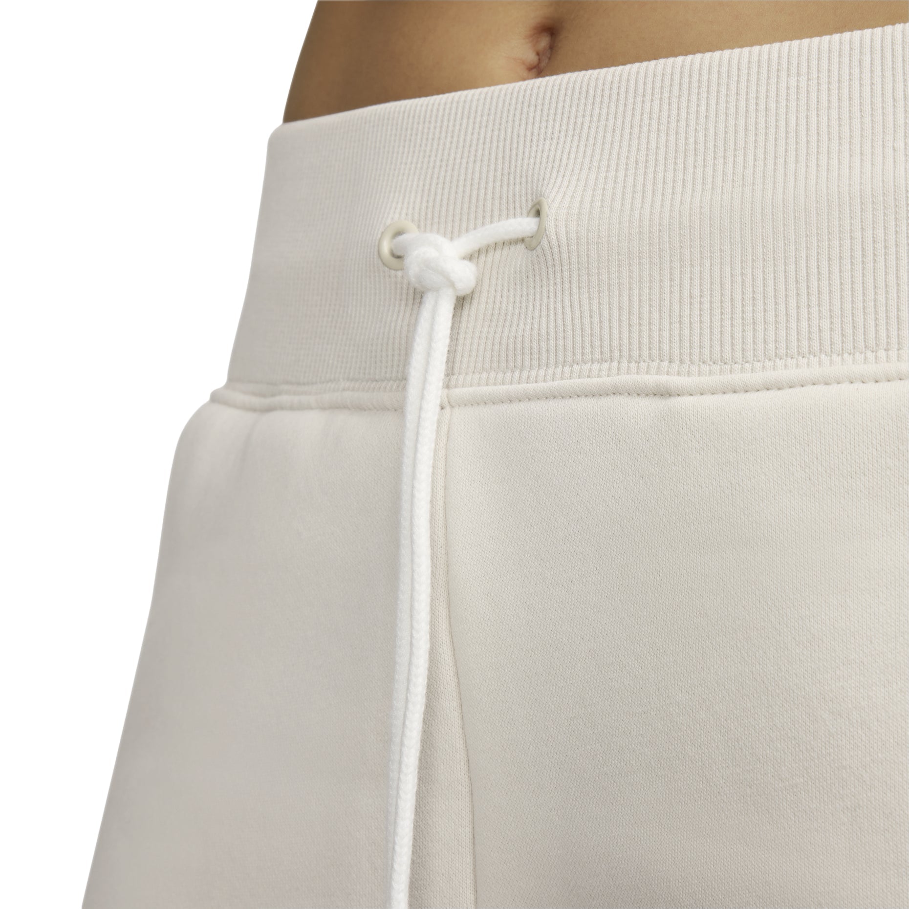 (WMNS) Nike Sportswear Phoenix Fleece High Waisted Wide Leg Logo Pants Asia Sizing 'Light Orewood Brown' FV7685-104