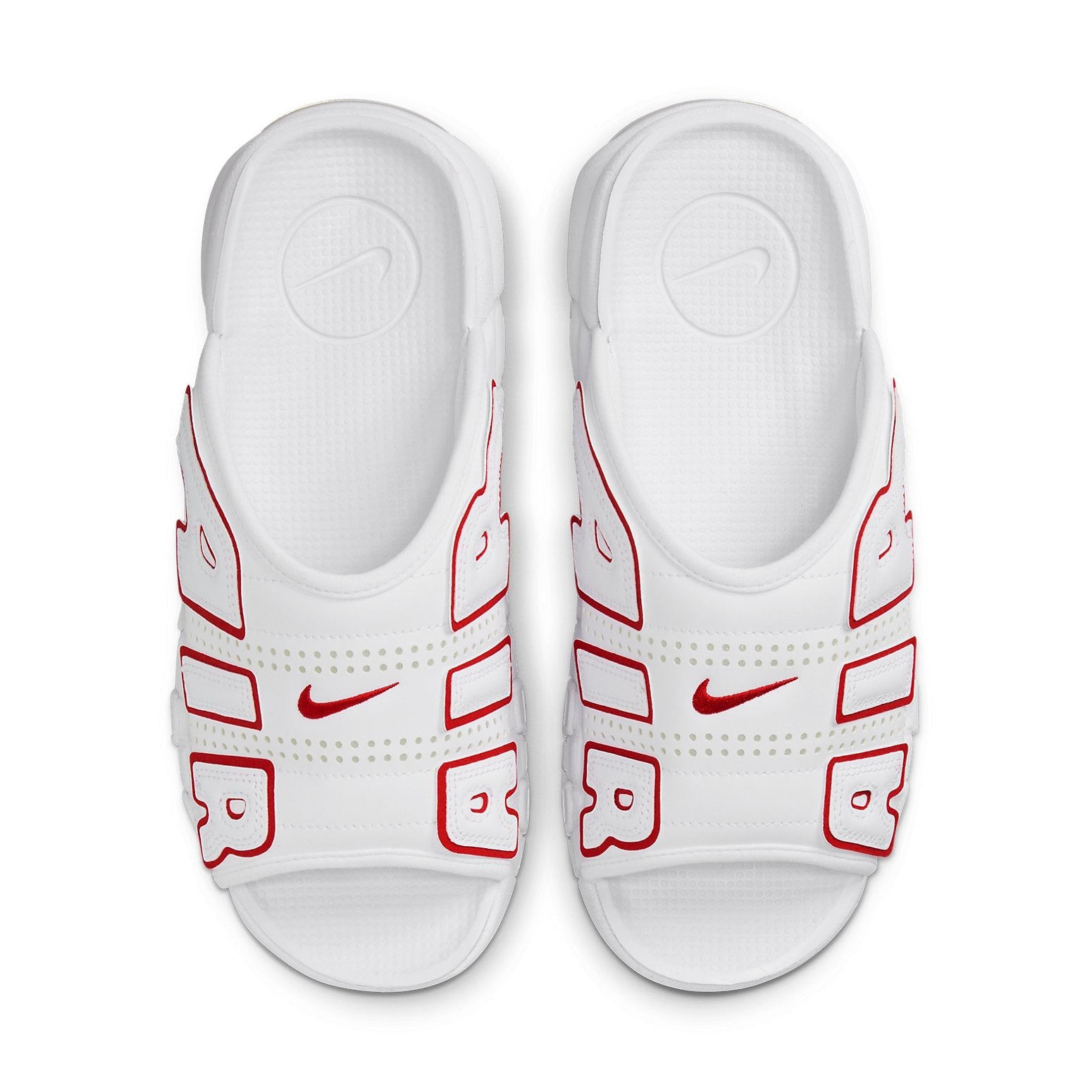 Nike Air More Uptempo Slide 'White Red' FD9884-100