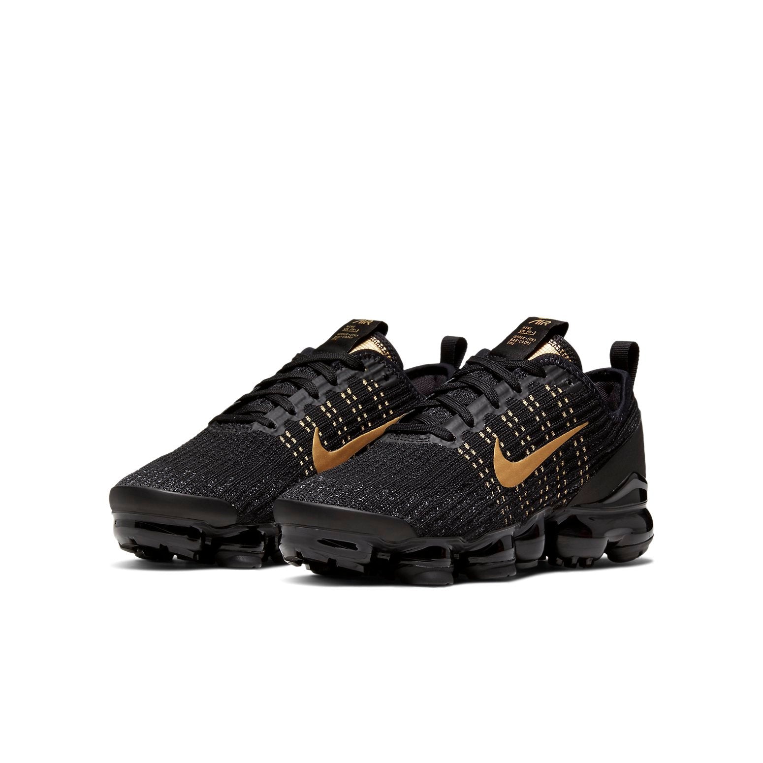 (GS) Nike Air VaporMax Flyknit 3 'Black Gold' BQ5238-004