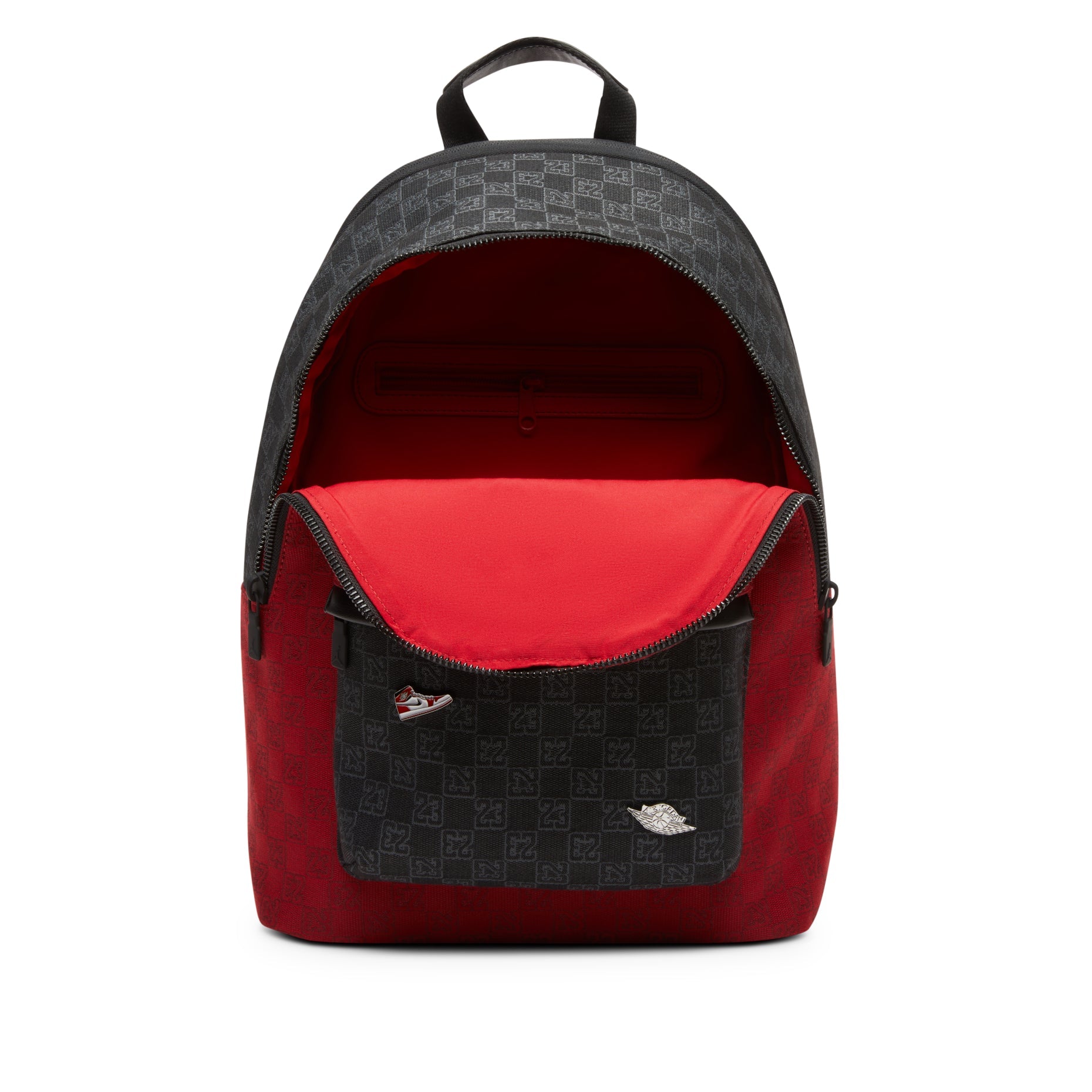Jordan Monogram Backpack 20L 'Black Red' FJ6784-636
