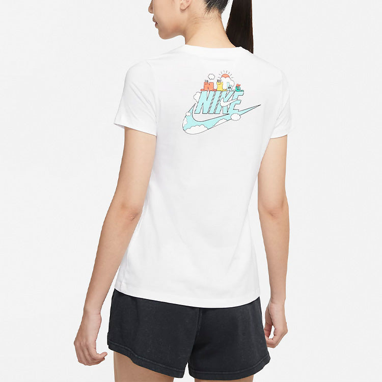(WMNS) Nike AS W Nike Sportswear SS Tee White DJ6296-100