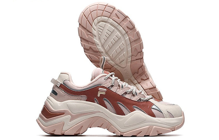 (WMNS) FILA FUSION Casual Fashion Sneakers 'Pink Red' T12W125208FBD