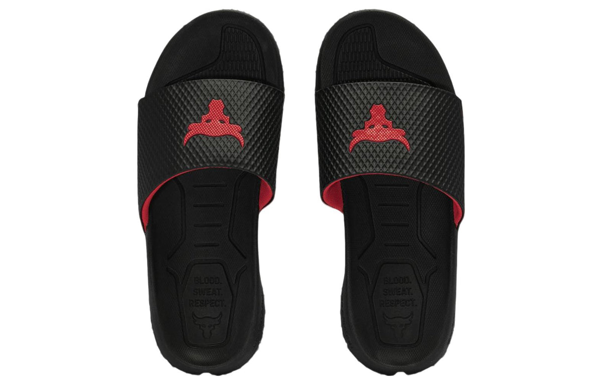 Under Armour Project Rock Slide 'Ultimate Black Stealth Grey' 3025237-002
