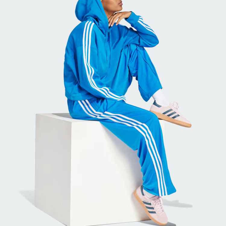 (WMNS) adidas originals Adicolor Firebird Loose Tracksuit Bottoms Asia Sizing 'Blue Bird' IP0633