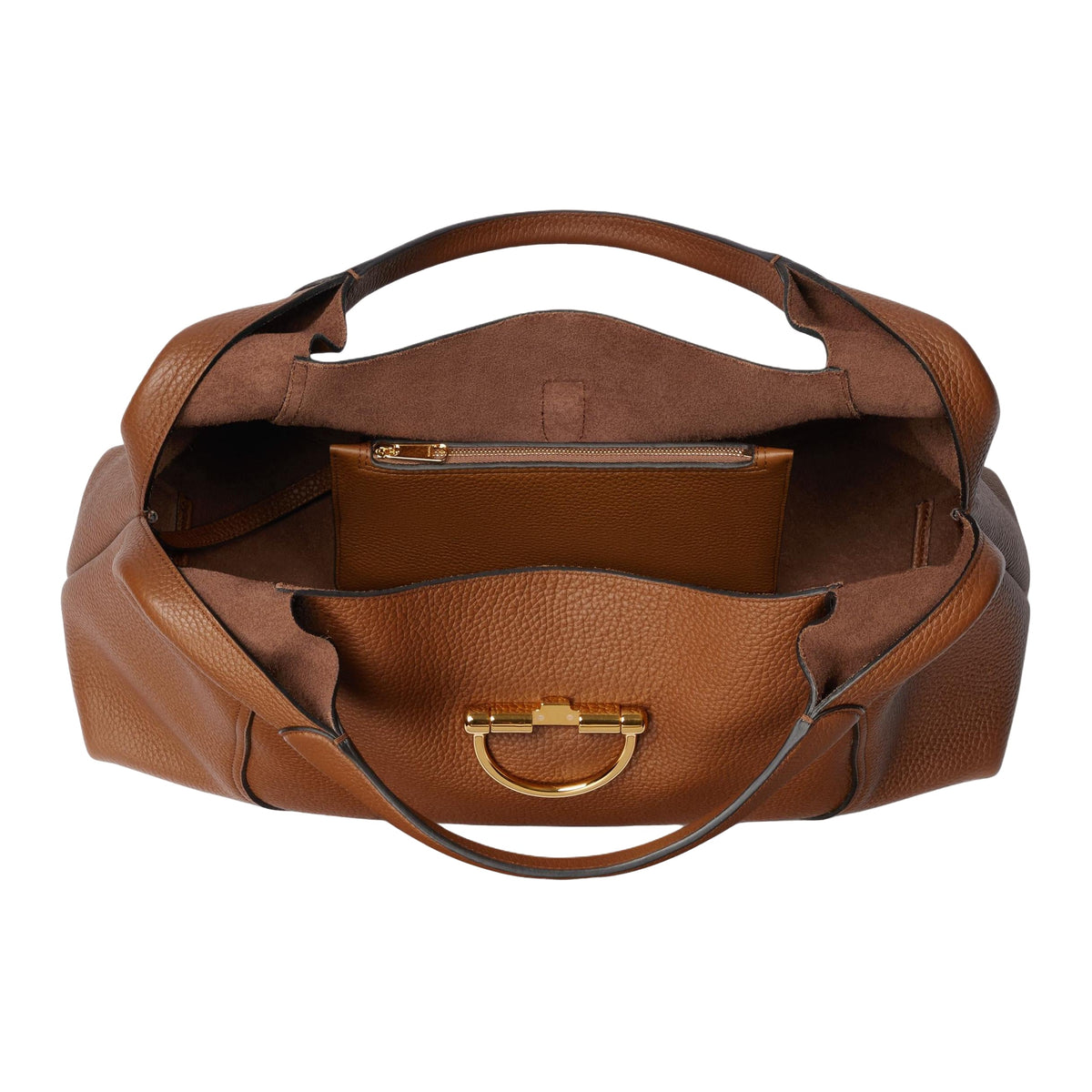(WMNS) Gucci Softbit Maxi Shoulder Bag 'Brown' 837466-AAEAO-2718