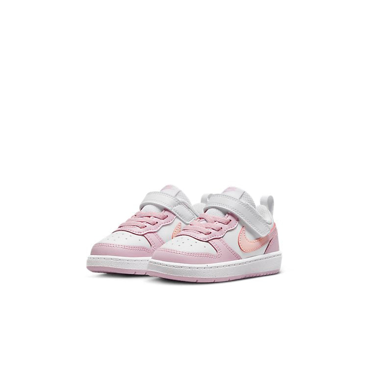 (TD) Nike Court Borough Low 2 SE 'White Pink Foam' DQ0493-100