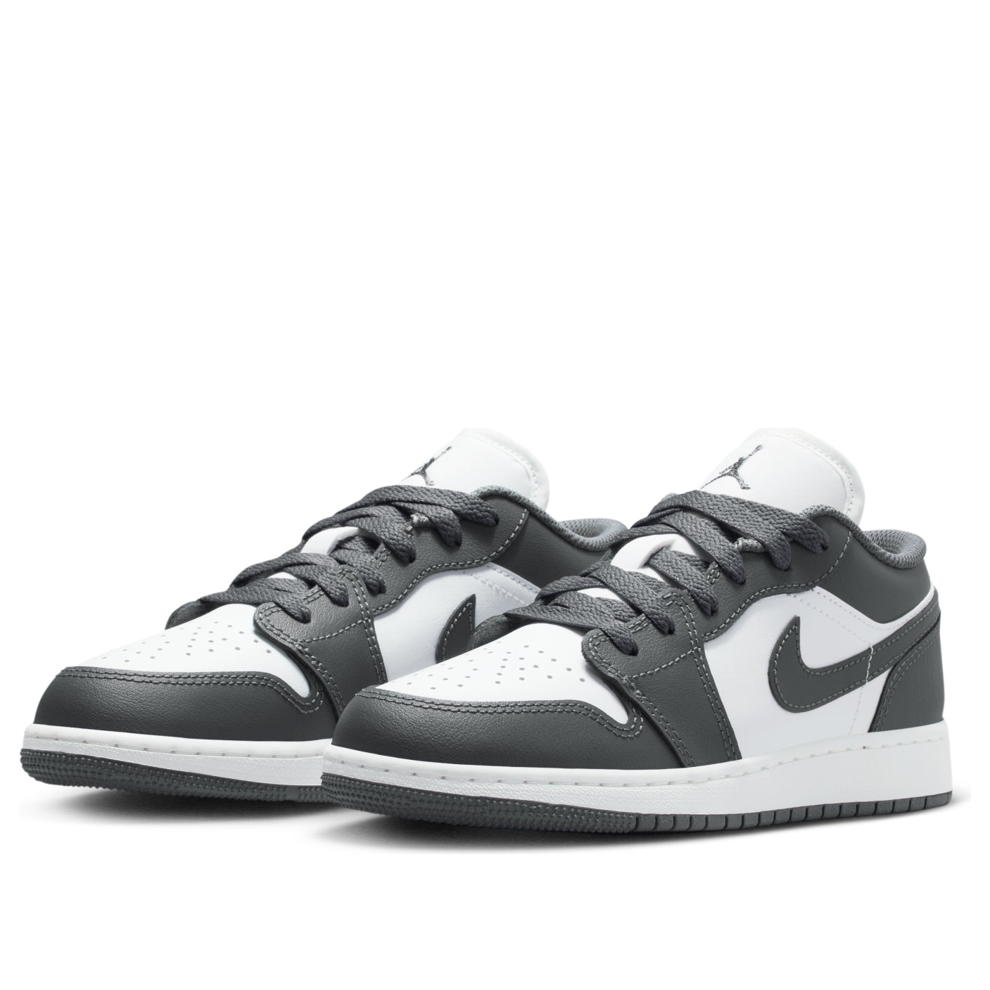 (GS) Air Jordan 1 Low 'Grey White' 553560-044
