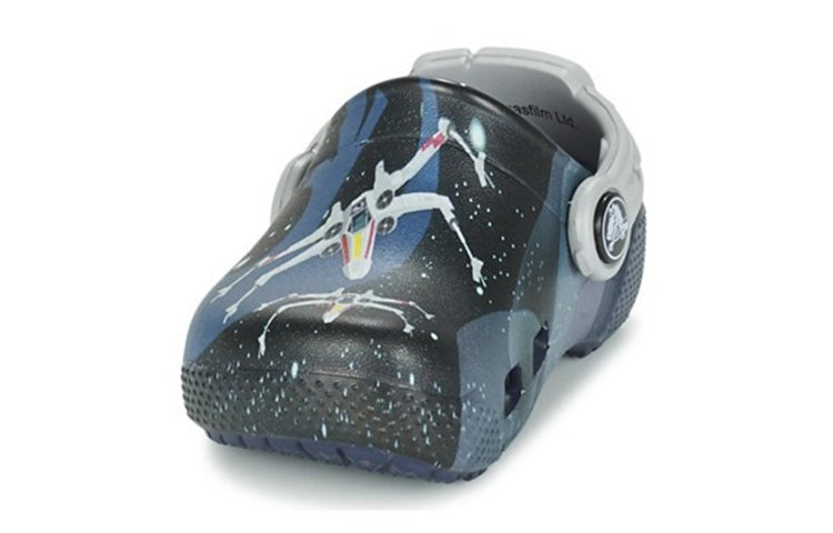 (GS) Crocs FunLab Star Wars Classic Clogs 'Black Blue' 204115-410