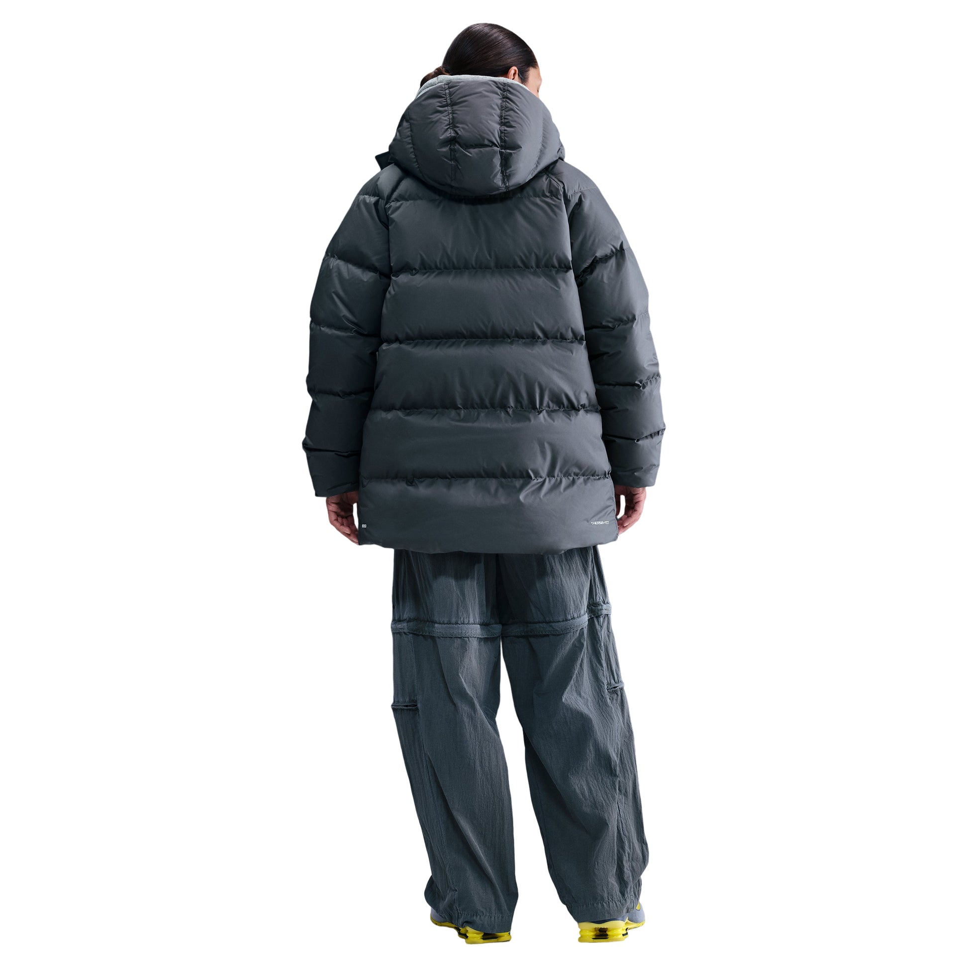 Nike Sportswear Club Loose-Fit Therma-FIT Hoodie 'Iron Grey White' IB2974-068
