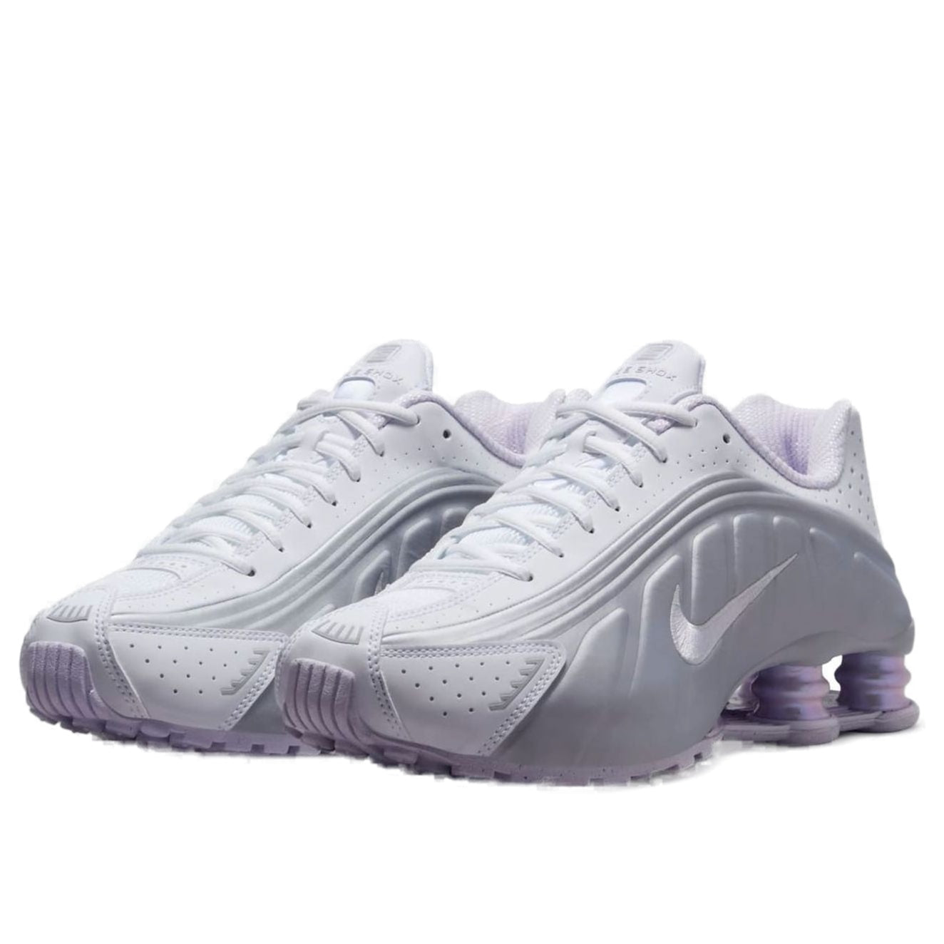 (WMNS) Nike Shox R4 'White Metallic Platinum' HF5076-100
