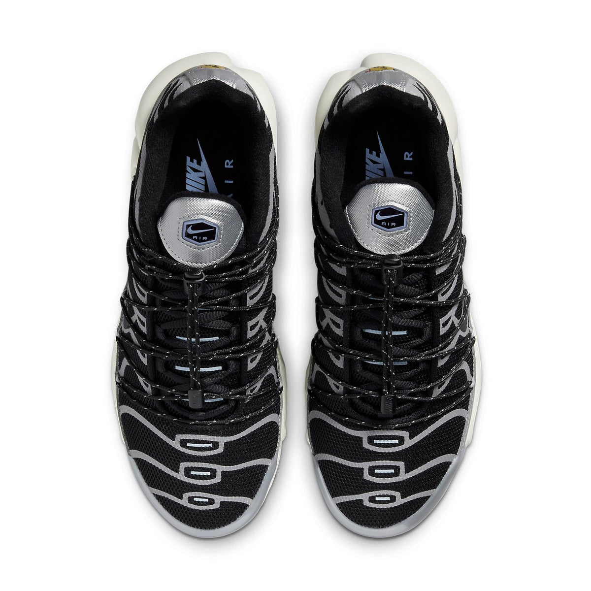 (WMNS) Nike Air Max Plus 'Lace Toggle - Black Metallic Silver' FD0799-001
