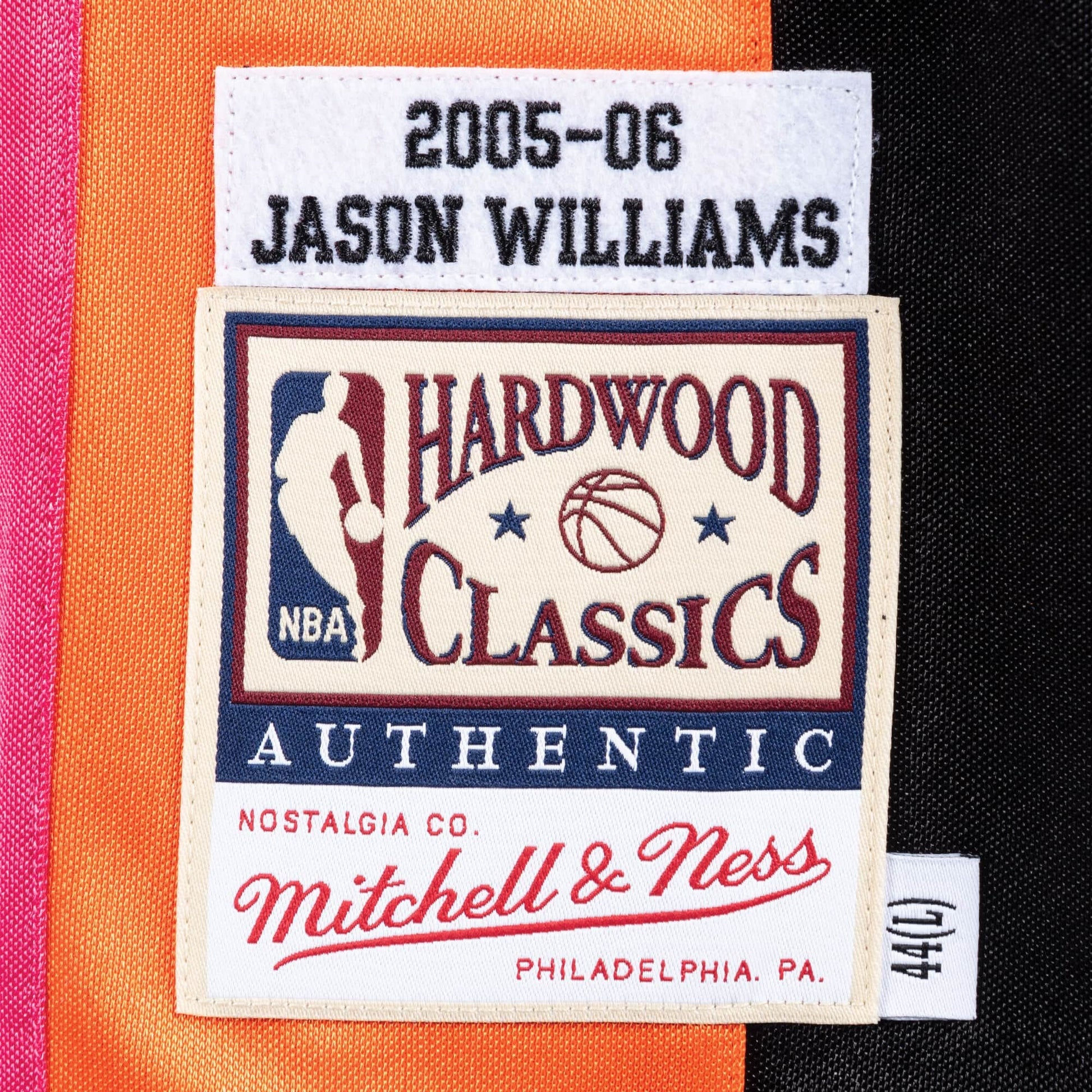 Mitchell & Ness x NBA Miami Heat 2005-06 Jerseys 'Jason Williams 55' AJY4EL18034-MHEBLCK05JWI