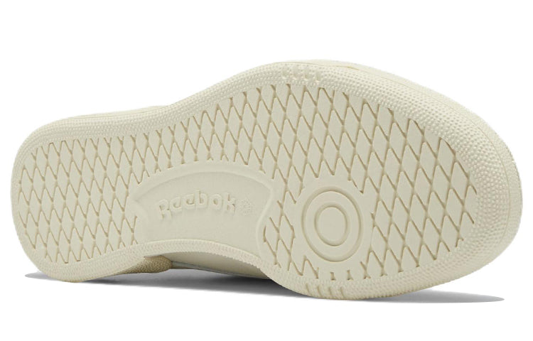 Reebok Club C 85 Wear-resistant Casual Skateboarding Shoes Unisex Brown Green HQ5997