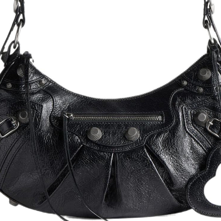 (WMNS) Balenciaga Le Cagole Small Shoulder Bag 'Black' 6713071VG9Y1000