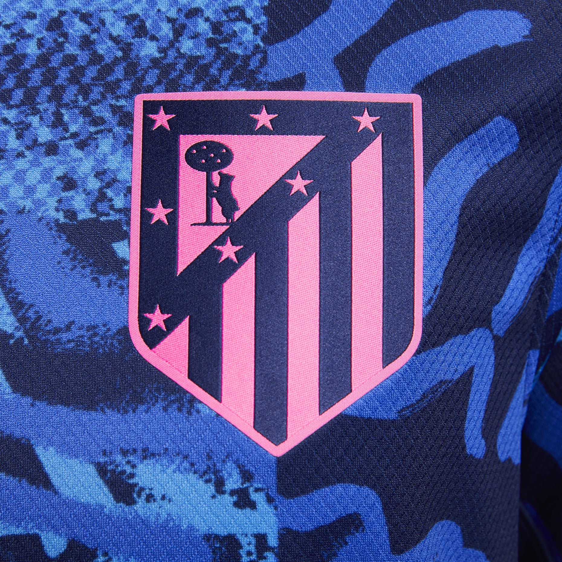 Nike Dri-FIT Atletico Madrid 2024/25 Stadium Third Football Replica Jesrey 'Blue Pink' FQ2021-493