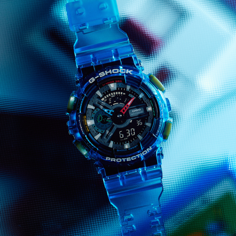 CASIO G-Shock Digital-Analog 'Transparent Blue' GA-110JT-2APR