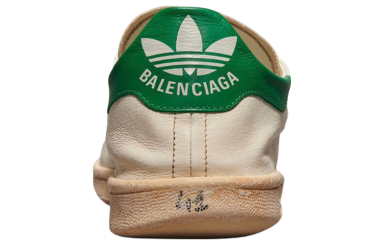 Balenciaga x adidas originals Stan Smith Sneakers 'Vintage White Green' 721835WBDV49703