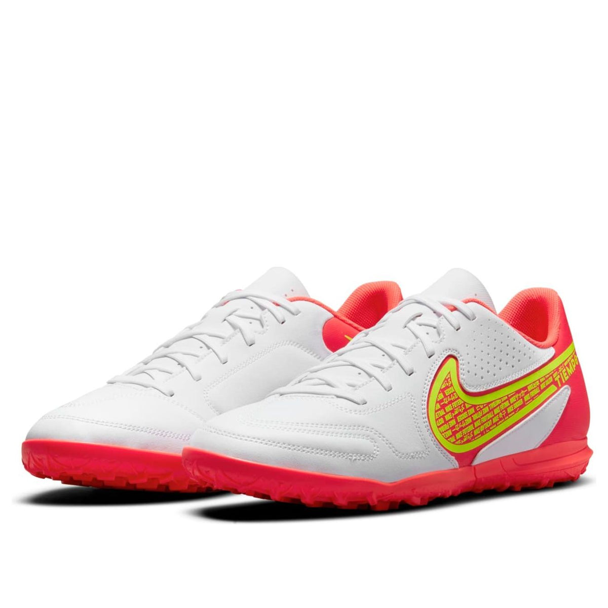 Nike Legend 9 Club TF Turf Sports Shoes White/Red DA1193-176