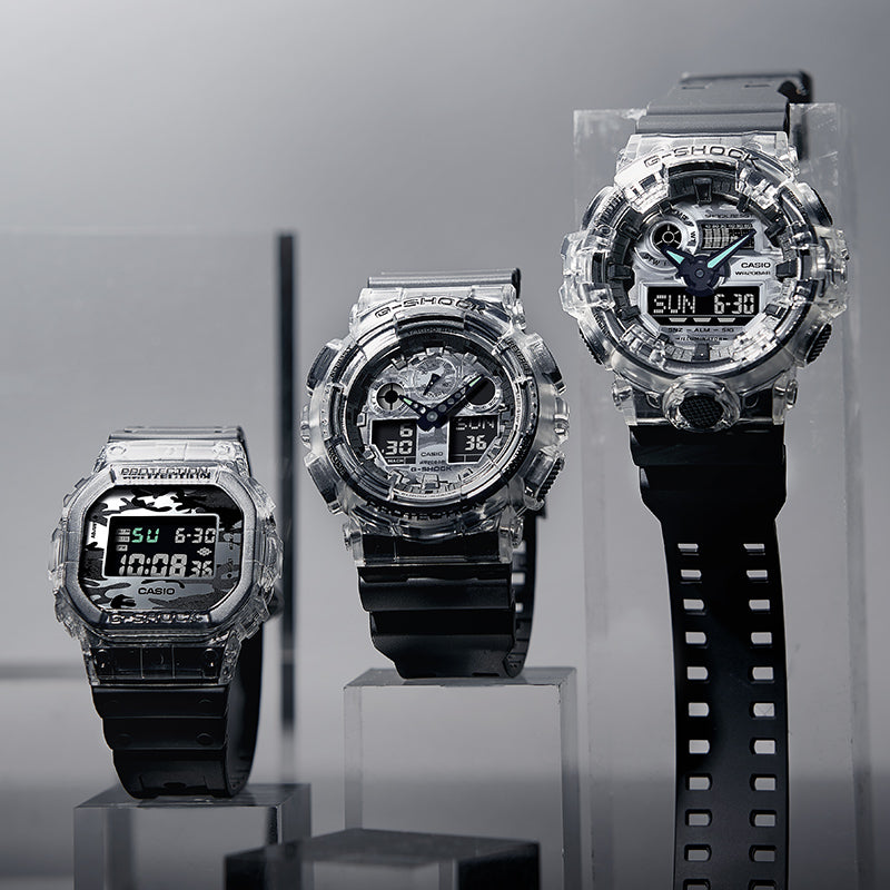 CASIO G-Shock Analog-Digital 'Translucent Black' GA-100SKC-1APR