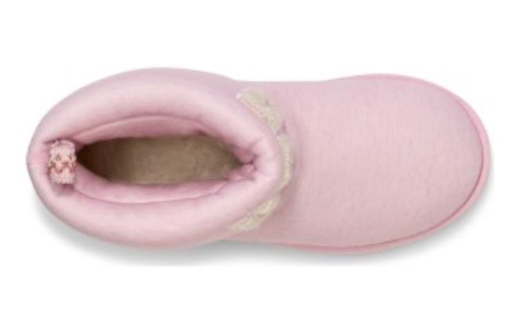 (WMNS) UGG Classic Mini Fur Jersey Cozy Boot 'Pink' 1144290