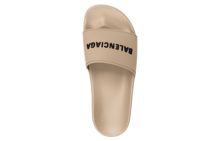 (WMNS) Balenciaga Pool Slides 'Beige' 565547W1S809710