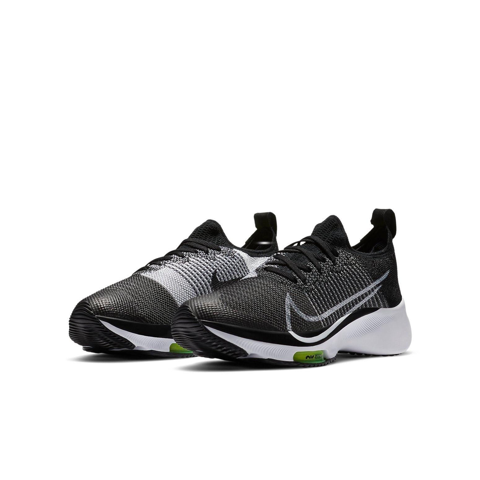 (GS) Nike Air Zoom Tempo Flyknit 'Black White Volt' CJ2102-001