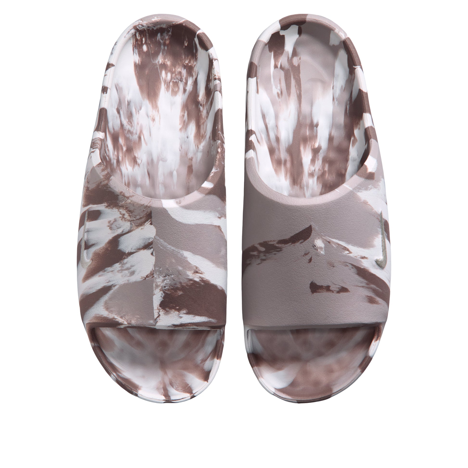 (WMNS) Nike Calm 2.0 Marbled Slides 'Sail Mink Brown' II7271-102