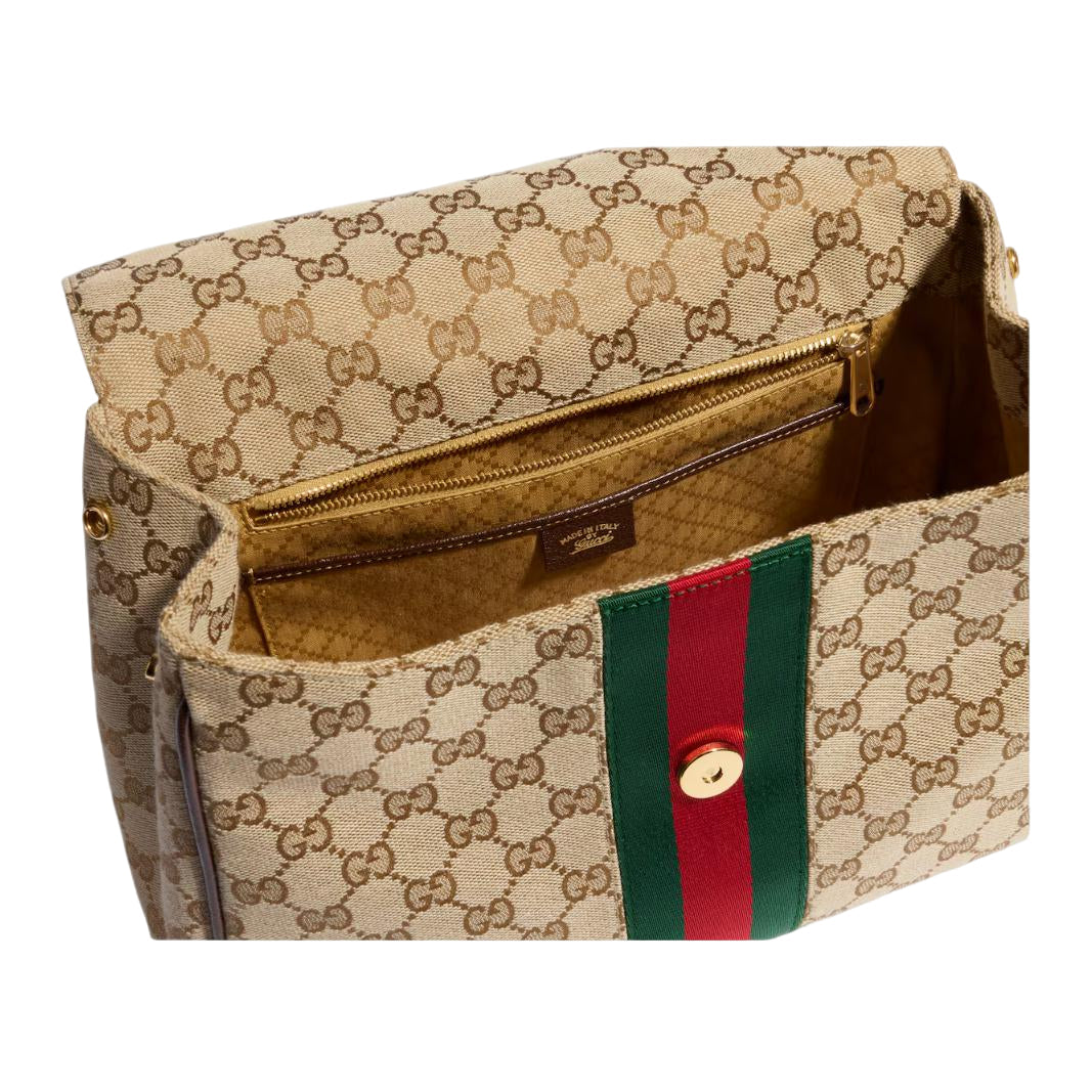 (WMNS) Gucci Paparazzo Medium Top Handle Bag 'Sand Dark Brown' 875018-FAFV9-9653