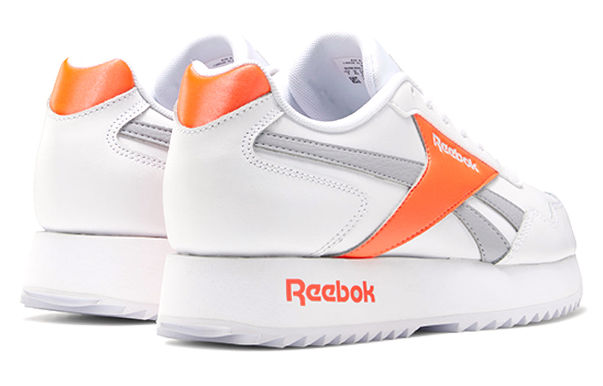 (WMNS) Reebok Royal Glide 'Ripple Double - White Orange' FZ3088