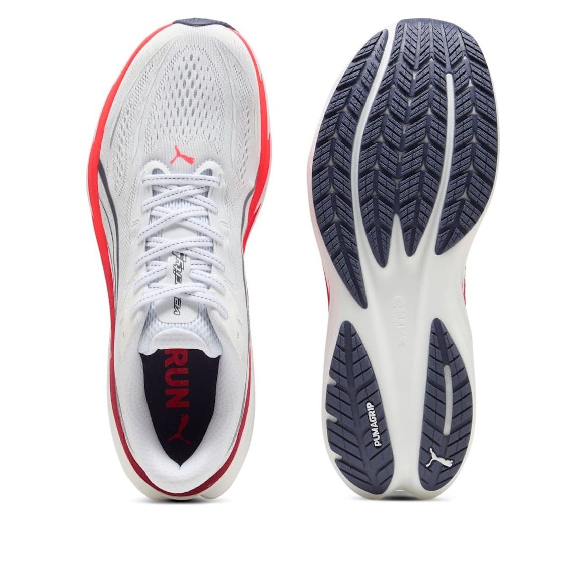 PUMA Velocity Nitro 5 'White Ultra Red' 312944-05