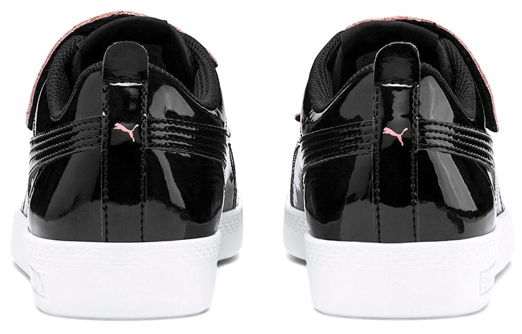 (WMNS) PUMA Smash Bff Trainers Black/Pink 370323-04