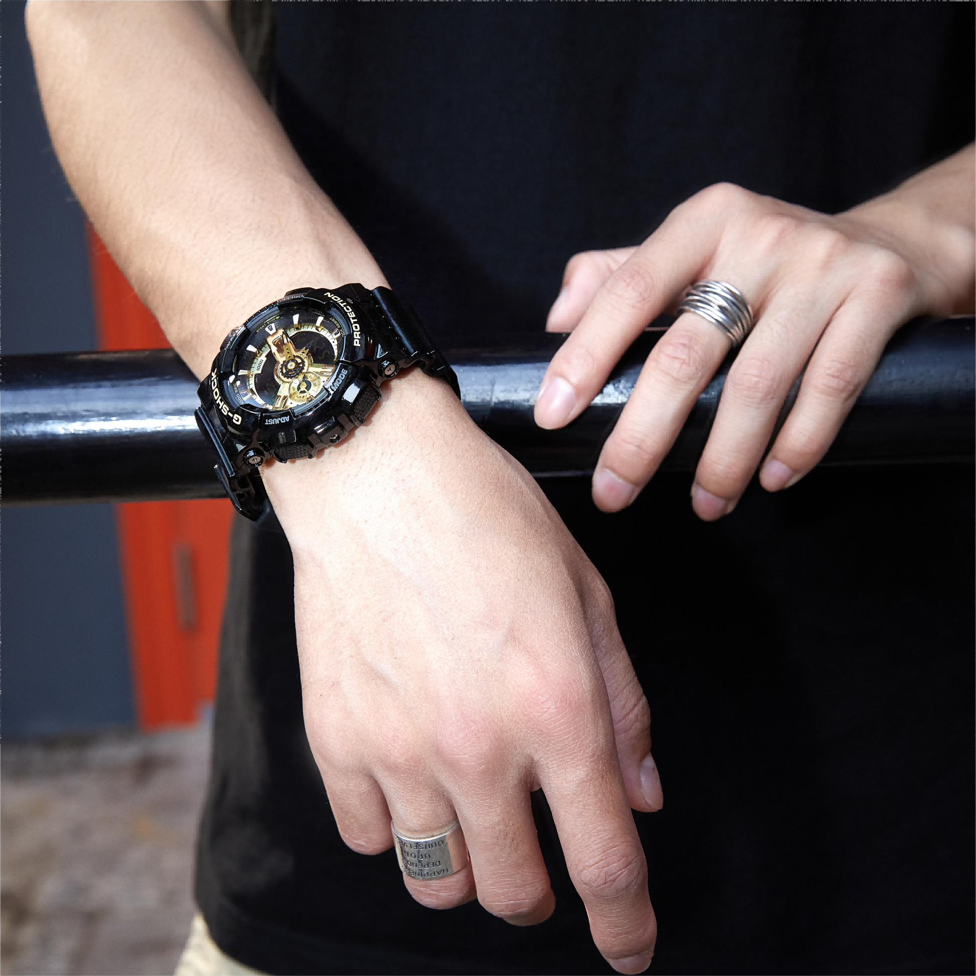 CASIO G-Shock Analog-Digital 'Black Gold' GA-110GB-1APR