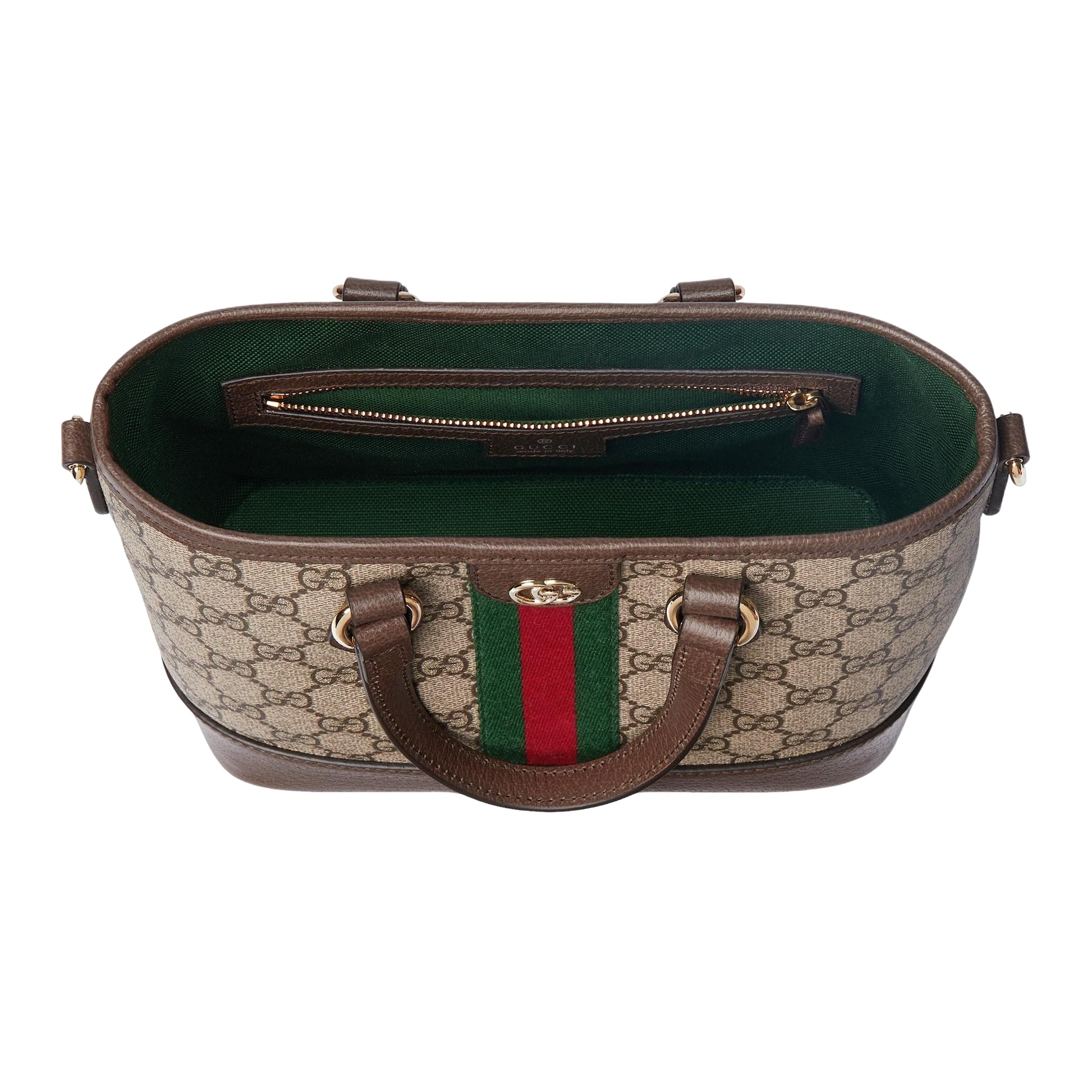 (WMNS) Gucci Ophidia Small Tote Bag 'Beige Dark Brown' 836848-FAE0J-9867