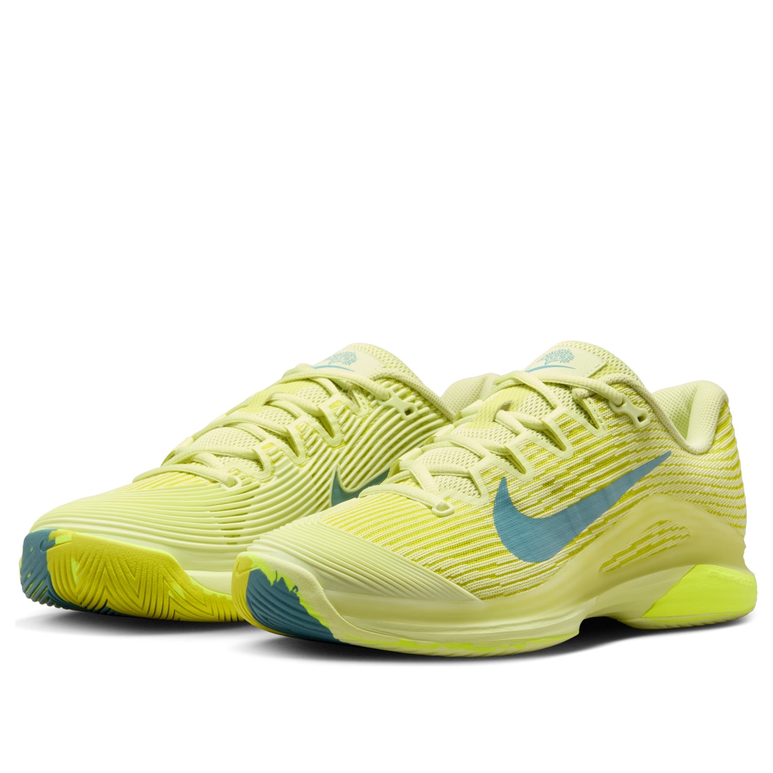 (WMNS) Nike Court Vapor 12 HC Premium 'Luminous Green High Voltage White Mineral Teal' HF7834-300