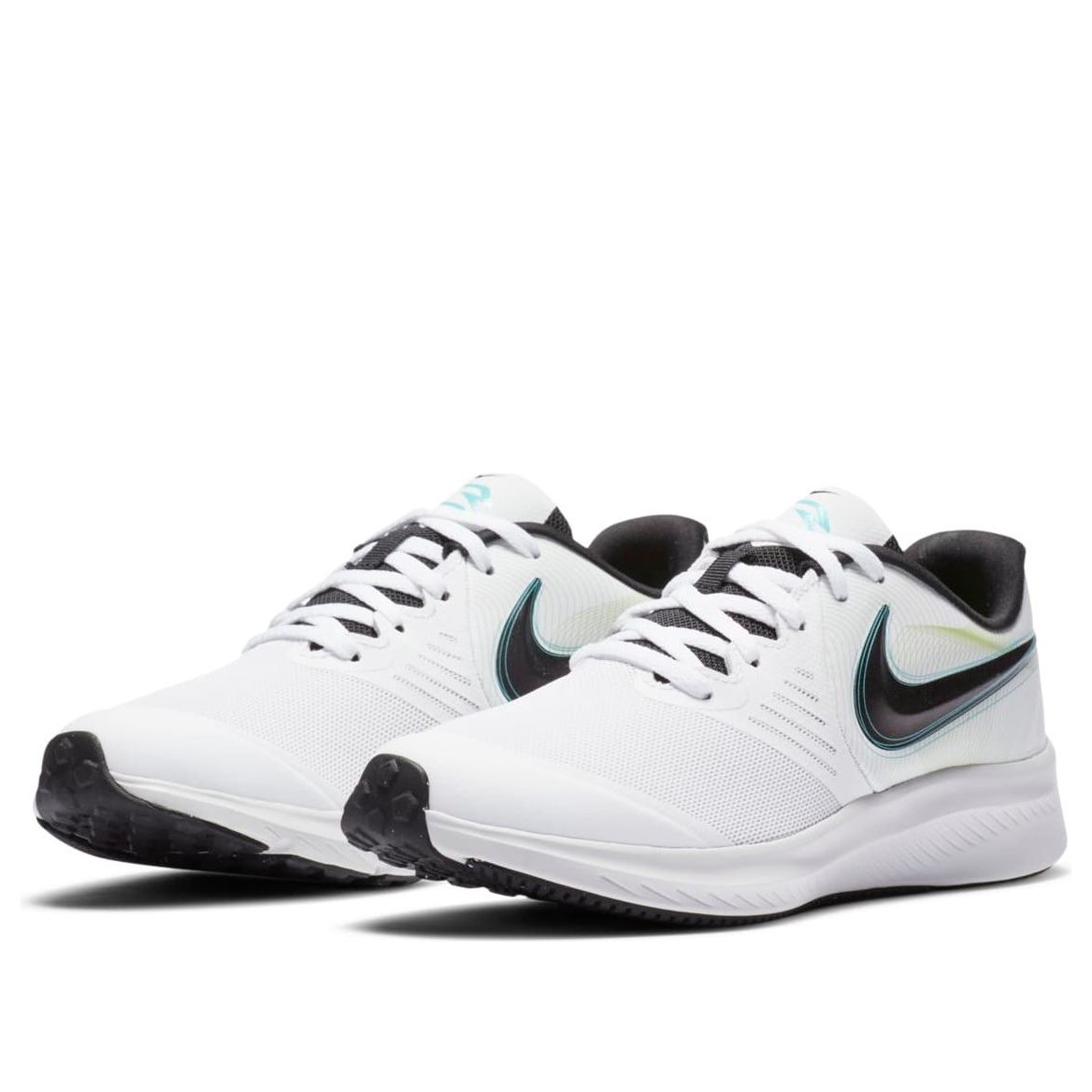 (GS) Nike Star Runner 2 Russell Wilson 'White Black' CZ2313-100